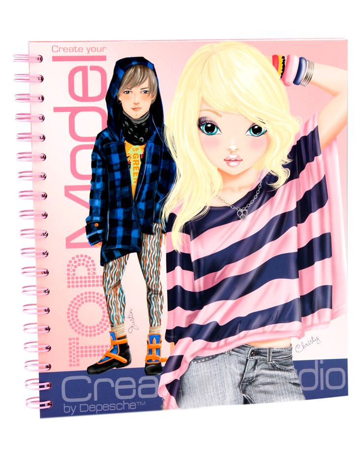 Fashion Design Book For Kids
 Depesche Create Your Top Model Colouring Book Igloo