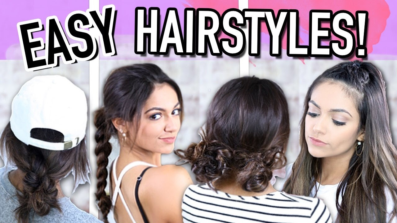Fast And Easy Hairstyles For School
 7 EASY & QUICK HAIRSTYLES FOR SCHOOL