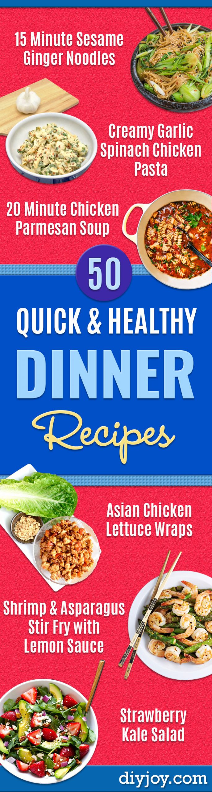 Fast Healthy Dinners For Two
 50 Quick and Healthy Dinner Recipes Easy