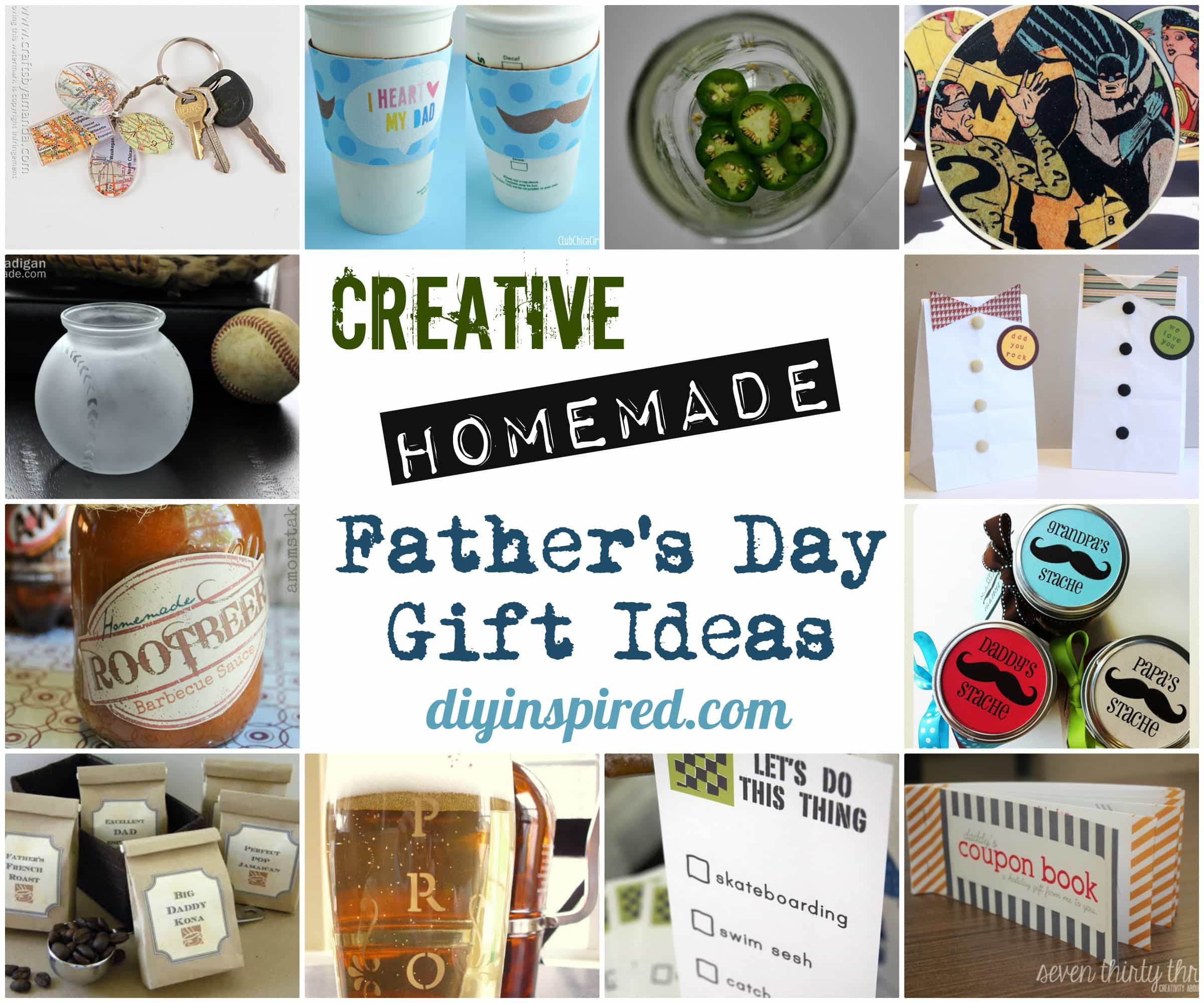 Father Day Gift Ideas
 Creative Homemade Father’s Day Gift Ideas DIY Inspired