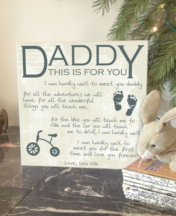 Father To Be Gift Ideas
 Christmas Gift Ideas Gifts for Dad Daddy To Be Gift New Dad