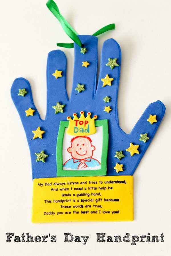 Father'S Day Craft Ideas For Toddlers
 Father s Day Handprint Craft
