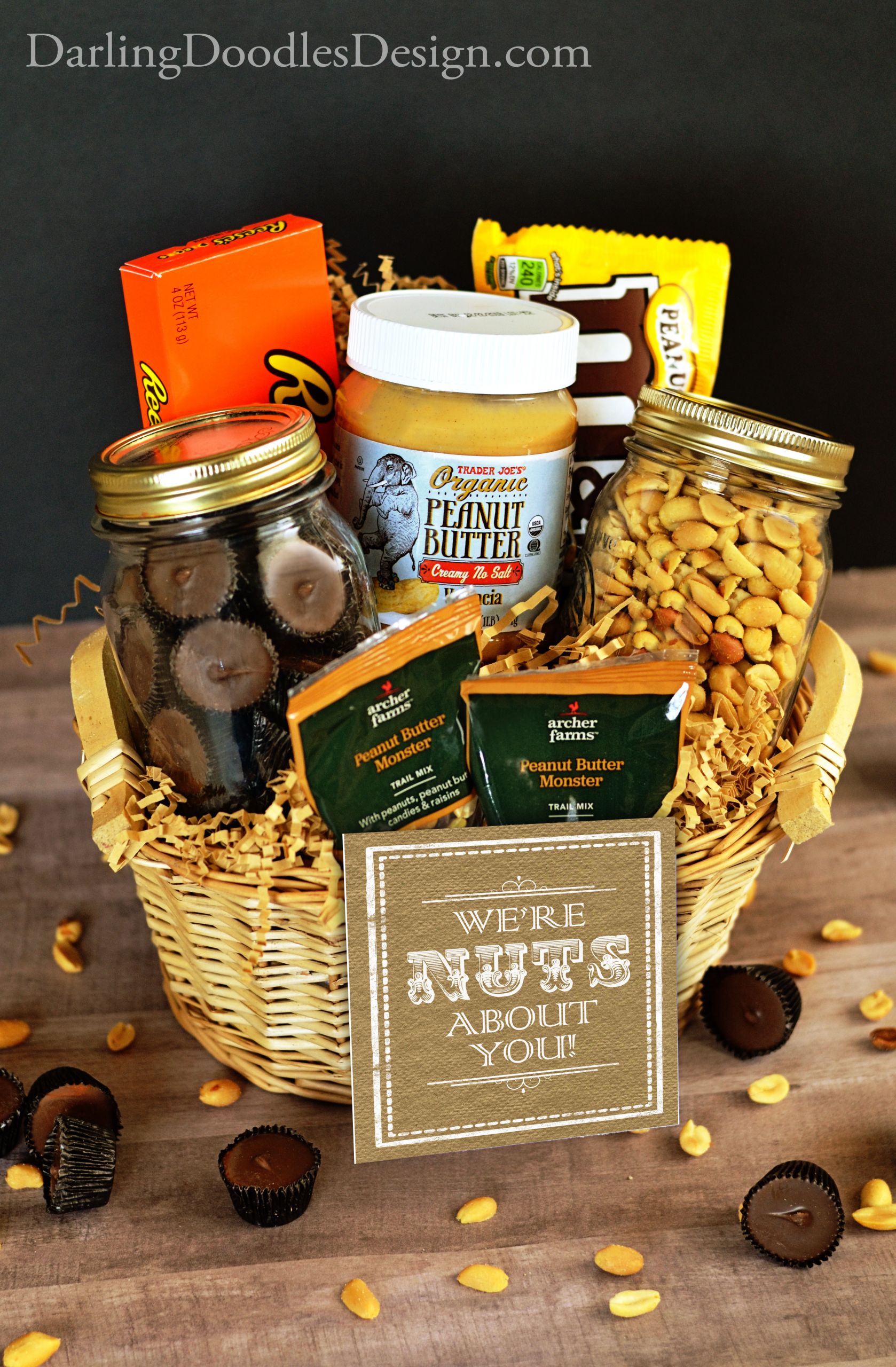 Father'S Day Gift Delivery Ideas
 Nuts About You Father s Day Gift Basket Darling Doodles