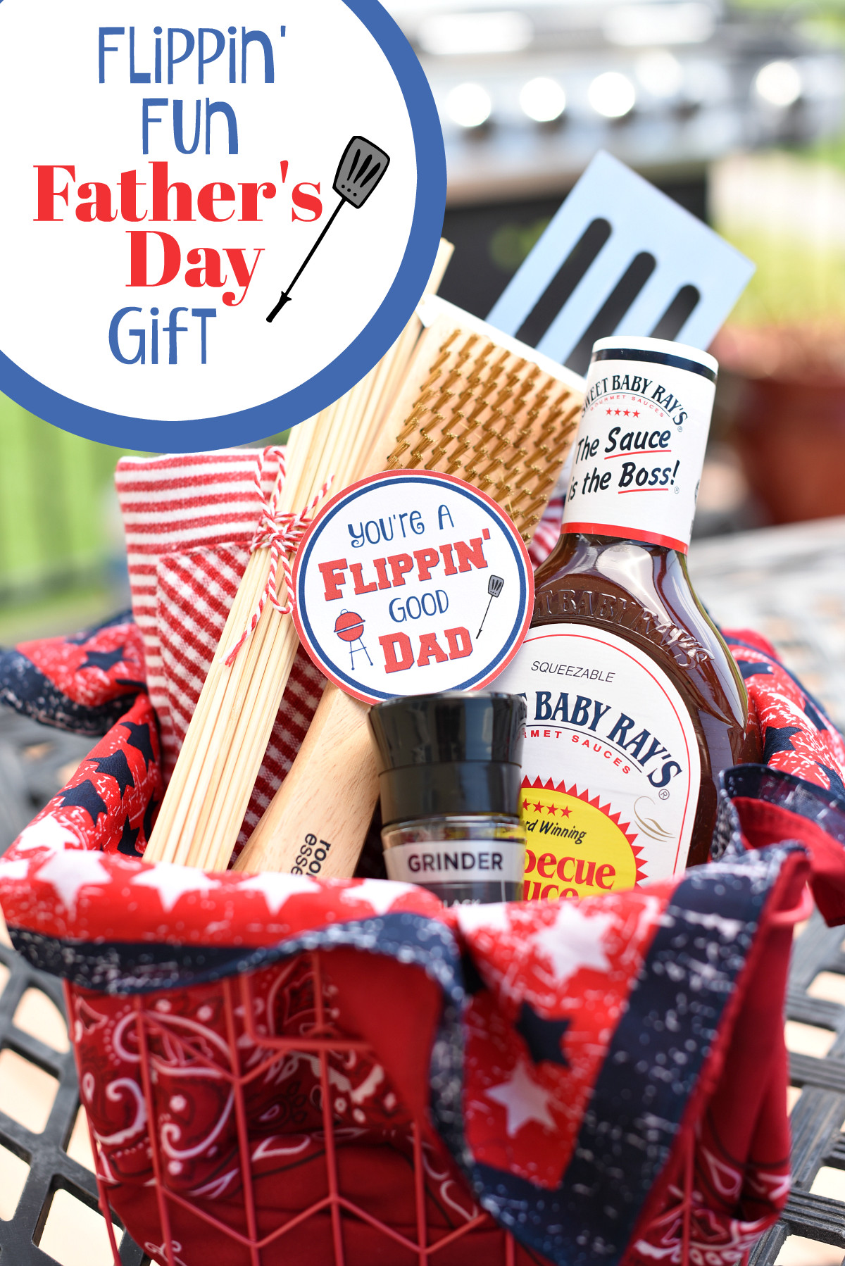 Father'S Day Gift Delivery Ideas
 Funny Dad Gifts Flippin Good Dad BBQ Basket – Fun Squared