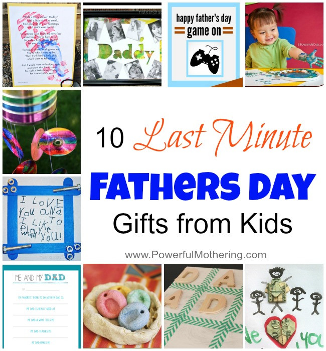 Father'S Day Gift Ideas From Kids
 10 Last Minute Fathers Day Gifts from Kids