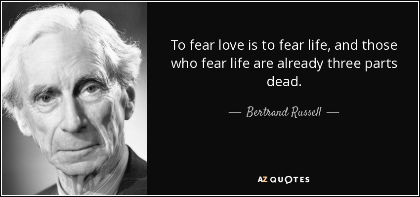 Fear Of Love Quotes
 TOP 25 FEAR OF LOVE QUOTES of 112
