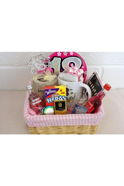 Female 18Th Birthday Gift Ideas
 Personalised 18th Birthday Girls Alcohol Gift Basket