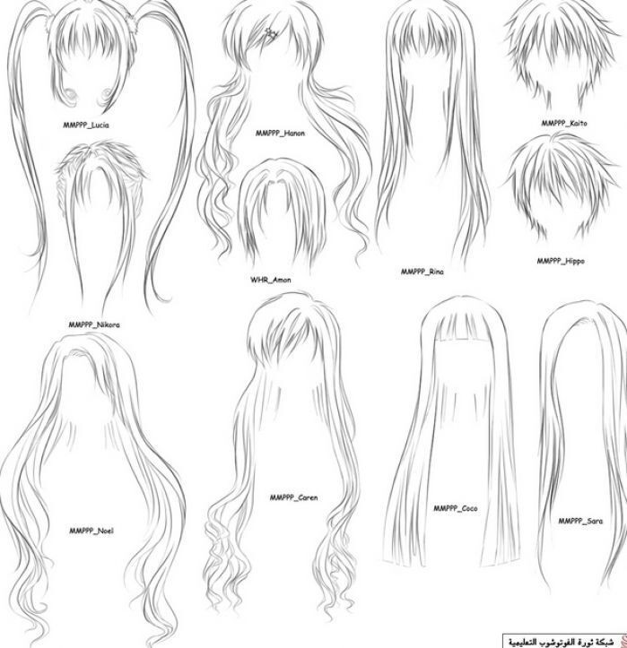 Female Anime Hairstyles
 Anime Girl Hairstyles