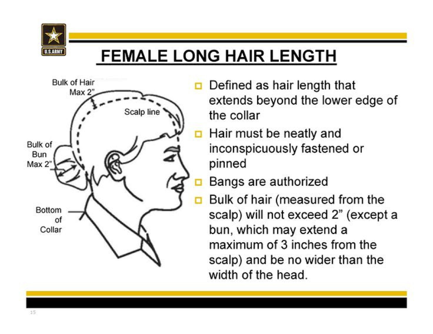 Female Authorized Hairstyles Army
 Army Grooming Appearance and Uniform Standards