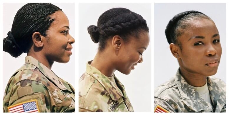 Female Authorized Hairstyles Army
 Natural Hairstyles for Gals in the Military Alikay Blog