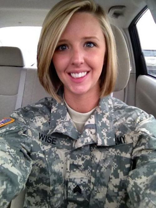 Female Navy Haircuts
 User submit a cute Army gal 5 s