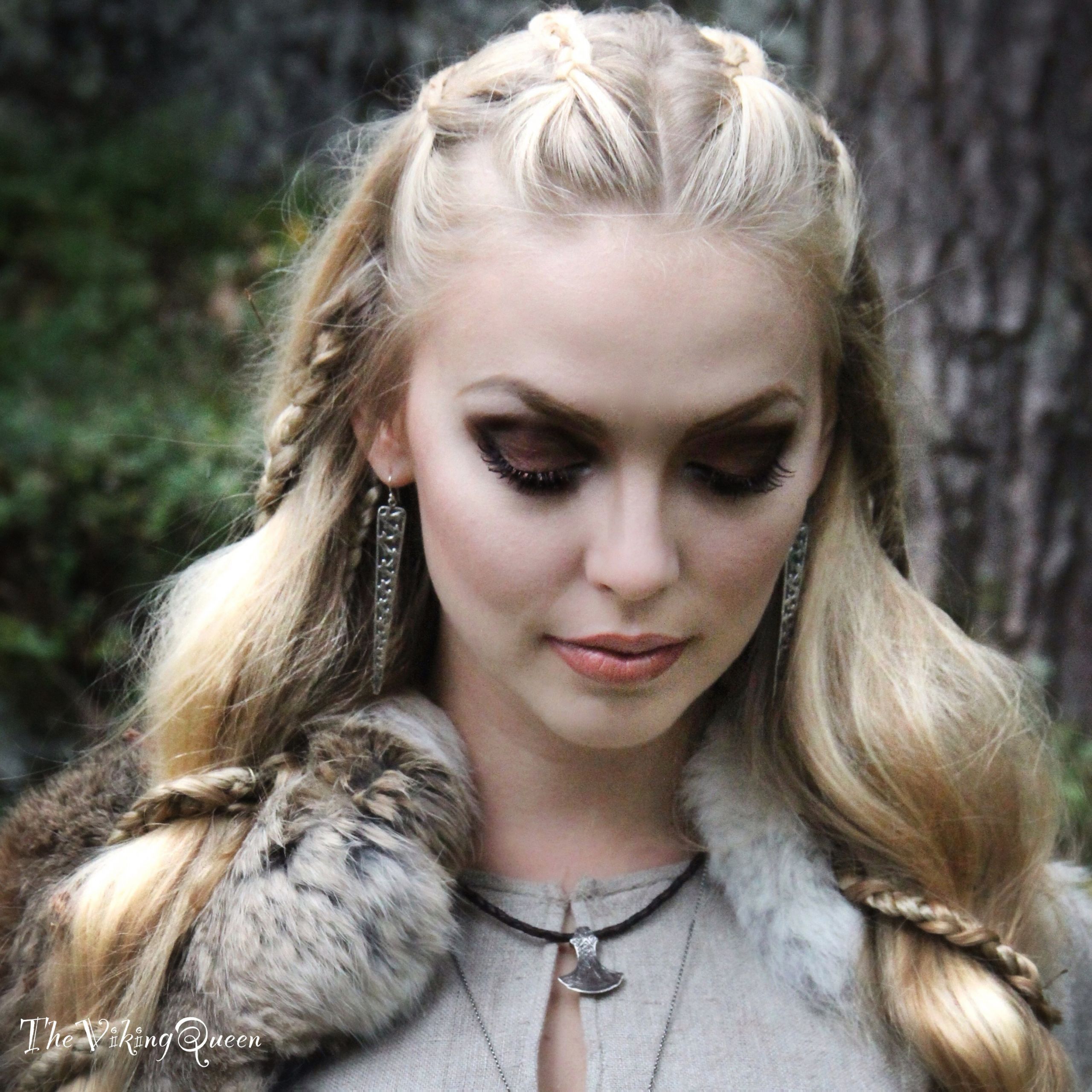 Female Warrior Hairstyles
 Viking Makeup