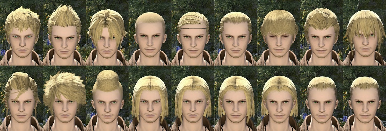 Ffxiv Male Hairstyles
 FFXIV Character Creation