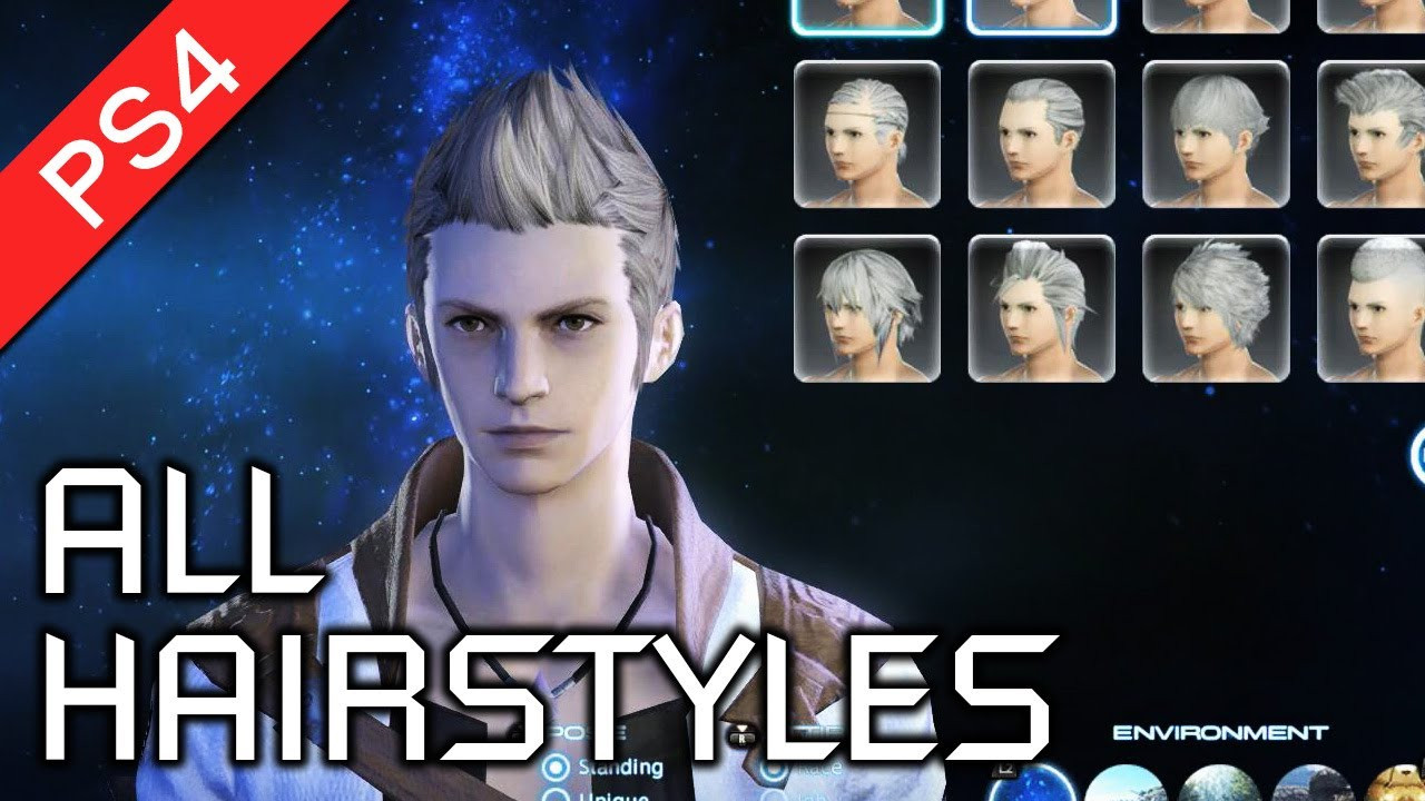 Ffxiv Male Hairstyles
 Final Fantasy XIV A Realm Reborn PS4 All Male