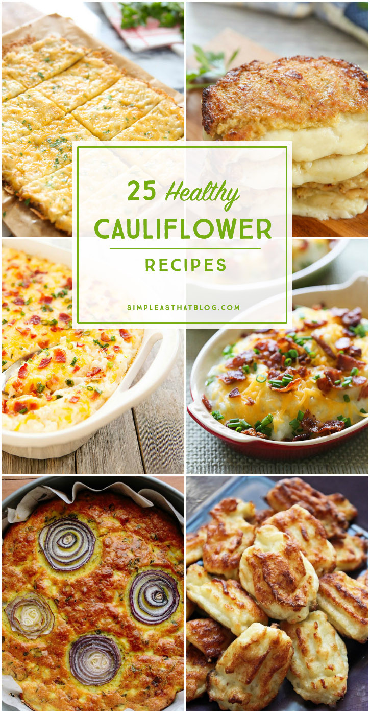 Fiber In Cauliflower
 Cauliflower Recipe Round Up