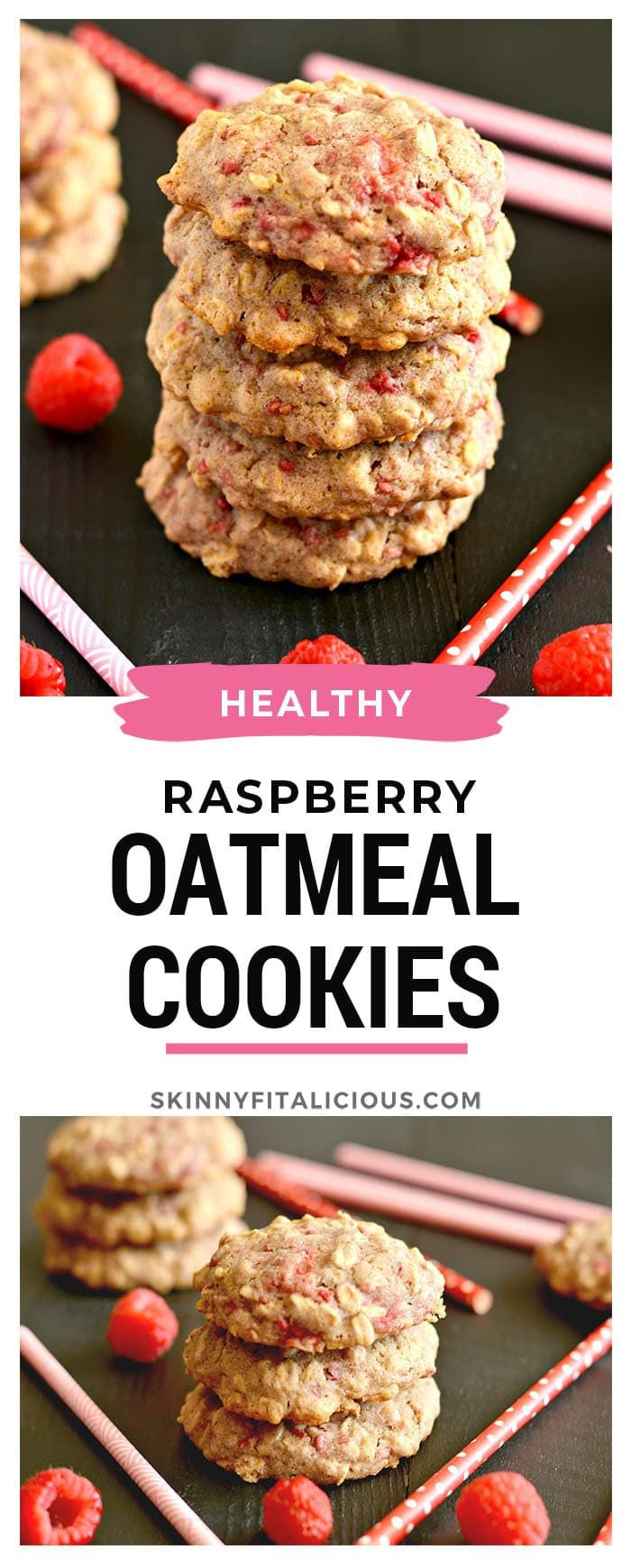 Fiber In Oatmeal Cookies
 Healthy Raspberry Oatmeal Cookies are high fiber less