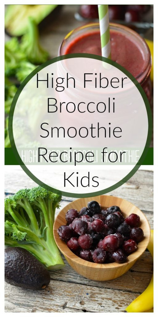 Fiber Smoothies Recipes
 High Fiber Broccoli Smoothie Recipe for Kids