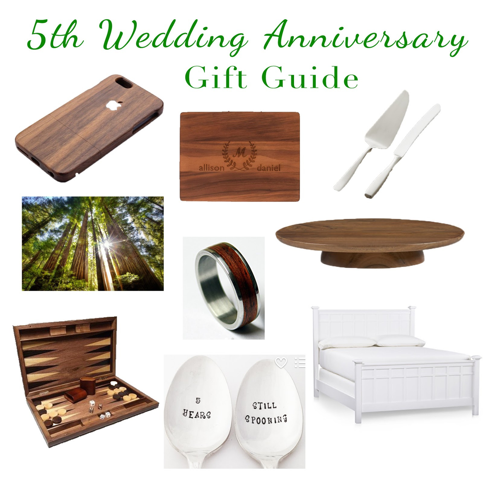 Fifth Wedding Anniversary Gift Ideas
 The Adventure Starts Here 5th Wedding Anniversary Gift Ideas
