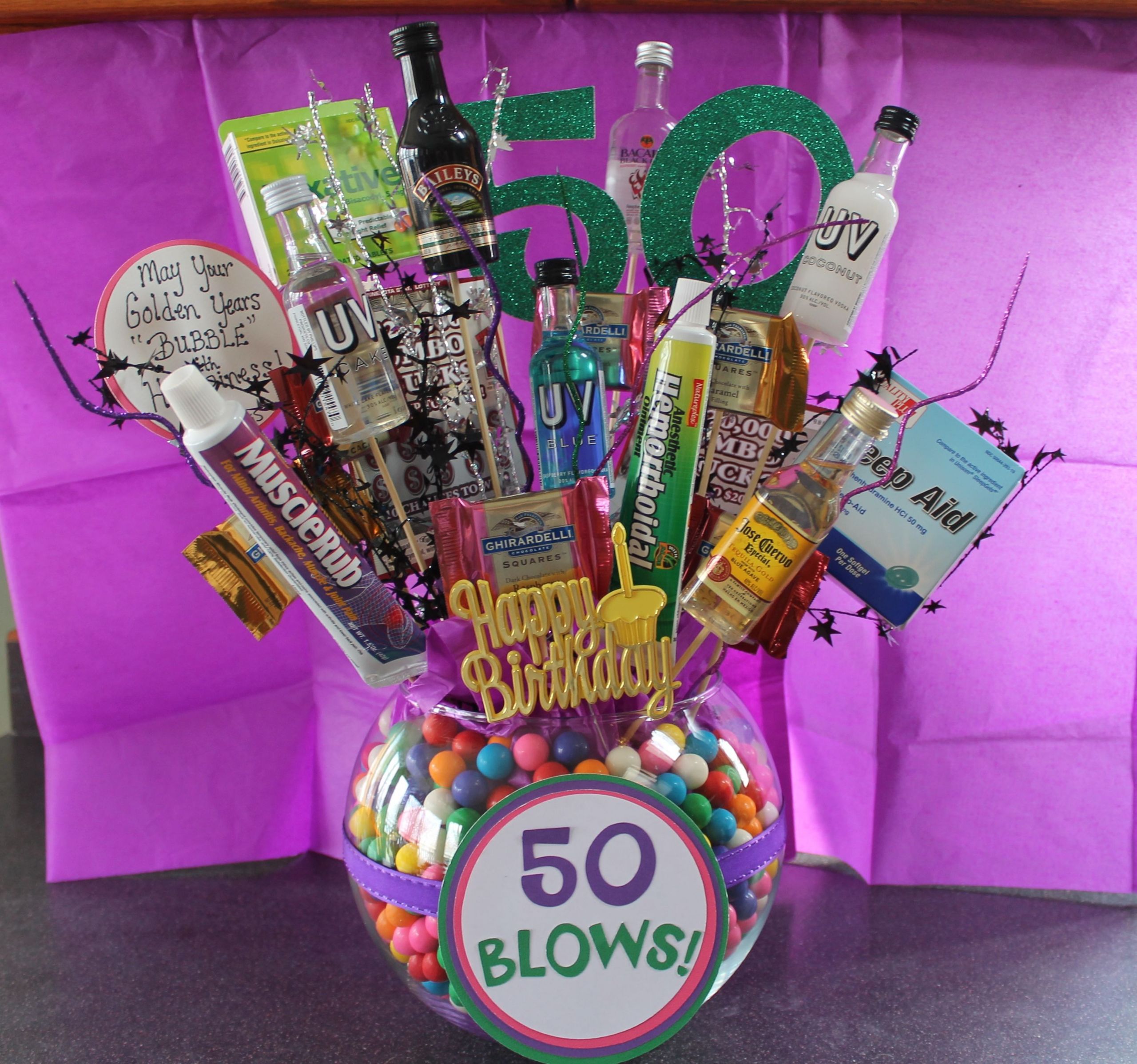 Fiftieth Birthday Gift Ideas
 DIY Crafty Projects 50th Birthday Gift Ideas DIY