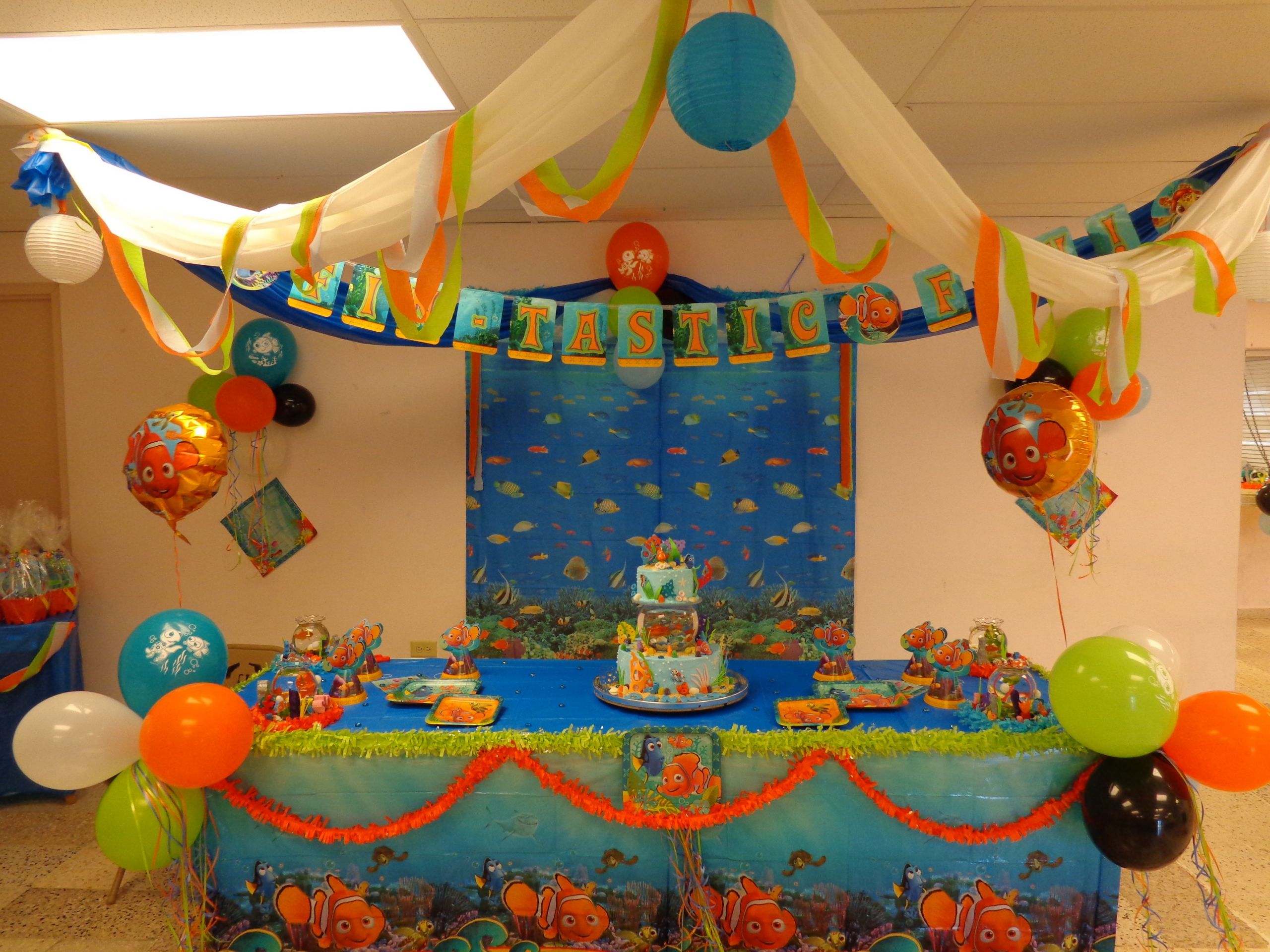 Finding Nemo Birthday Decorations
 Finding Nemo Decoration Party ideas