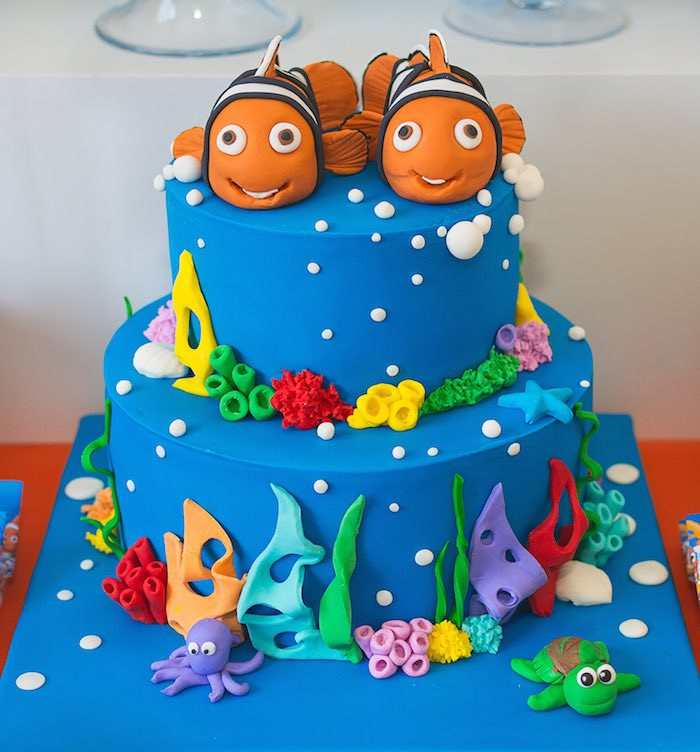Finding Nemo Birthday Decorations
 Kara s Party Ideas Finding Nemo Themed Birthday Party