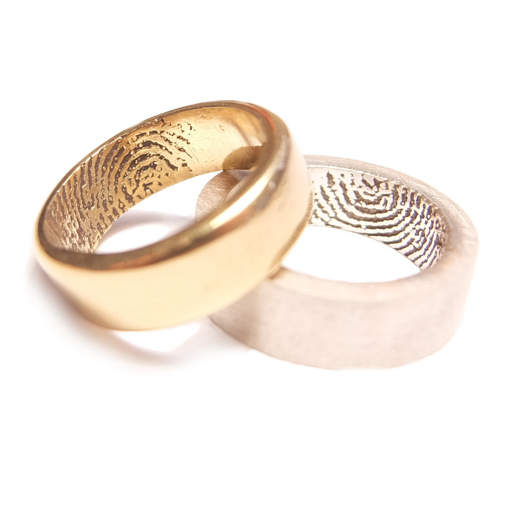 Fingerprint Wedding Rings
 Fingerprint Wedding Band – RINGCRAFT MOANA