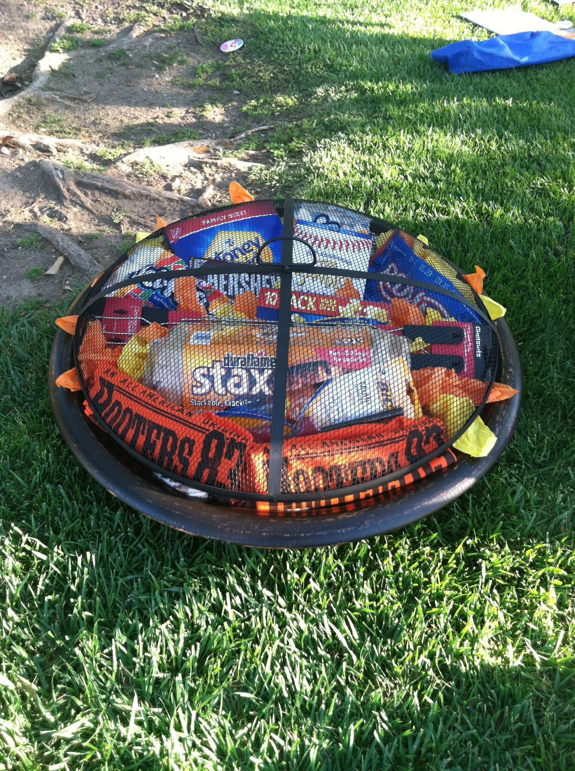 Fire Pit Gift Basket Ideas
 Fire pit t basket silent auction Equipped with stuff