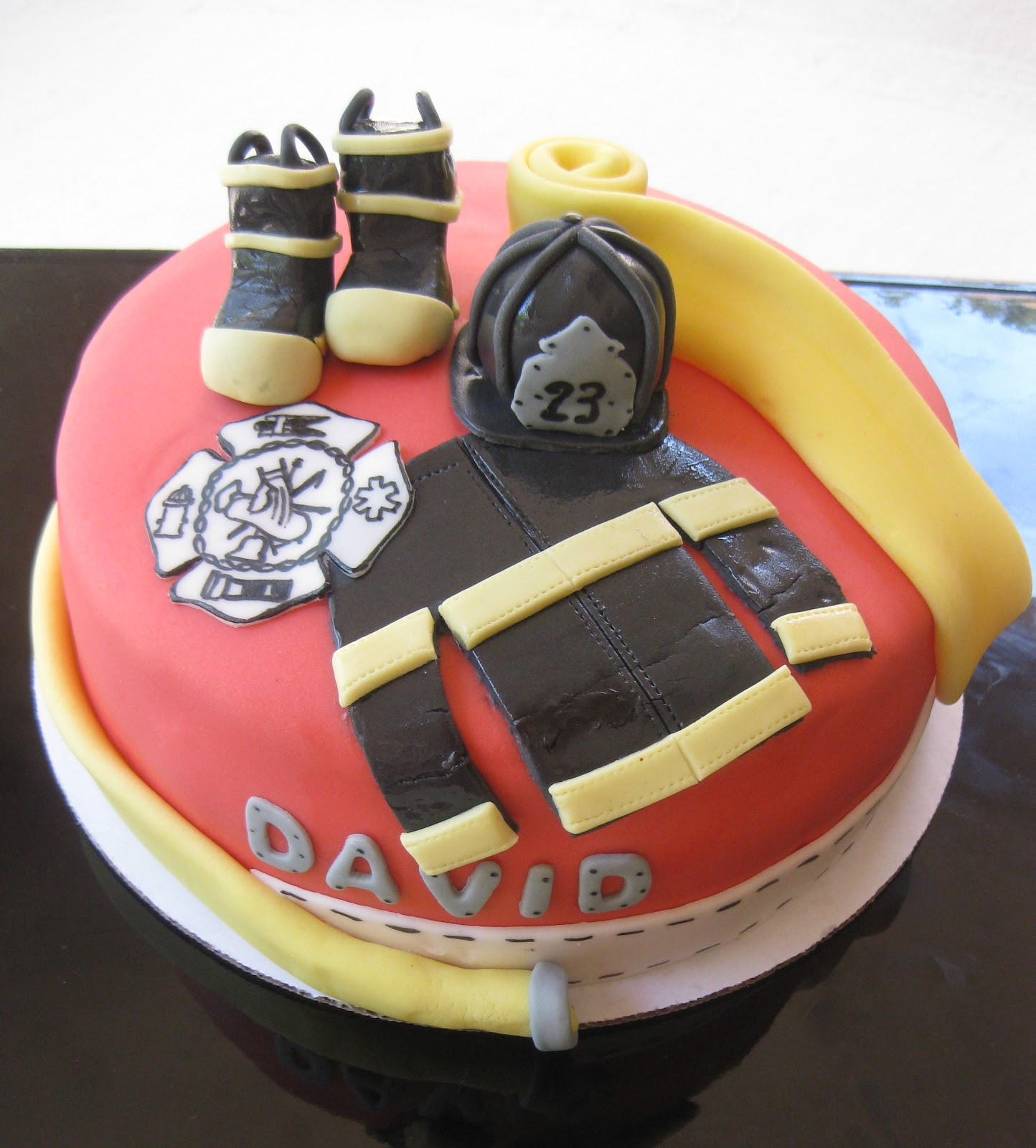 Firefighter Birthday Cake
 Firefighter Birthday Cakes