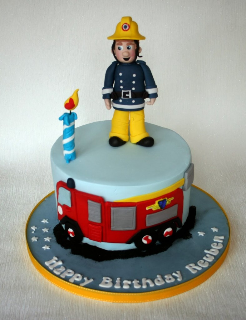 Firefighter Birthday Cake
 Fireman Cakes – Decoration Ideas