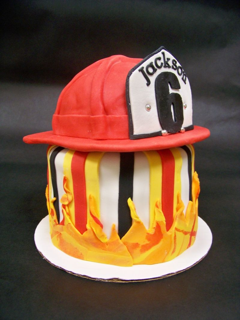 Firefighter Birthday Cake
 Hot and Tasty firefighter birthday cakes yum