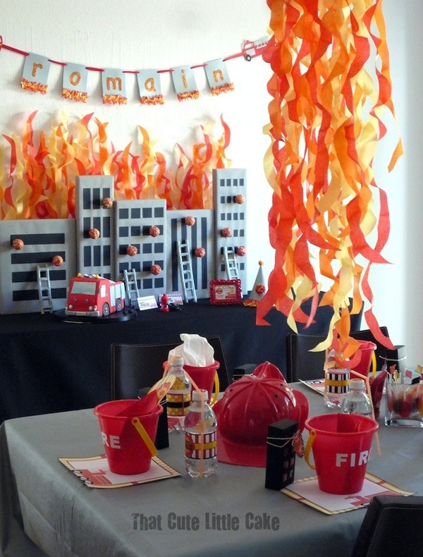 Firefighter Birthday Party Ideas
 Best Fireman Birthday Party Ideas For Boys Pretty My Party