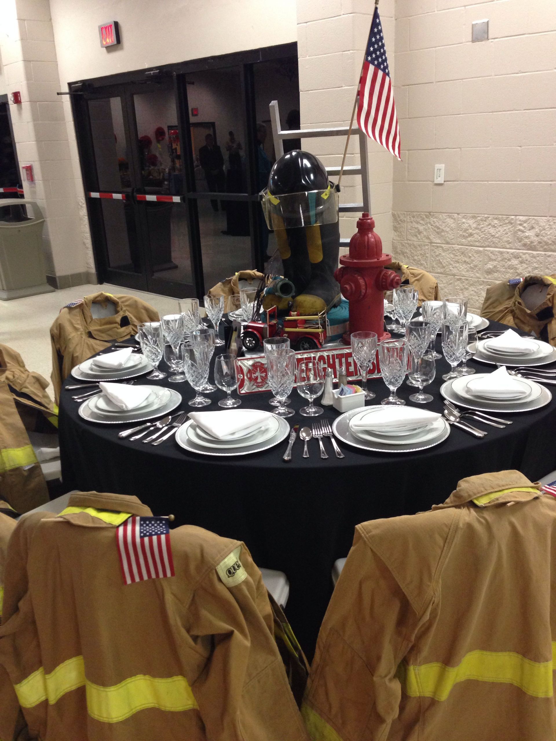 Firefighter Retirement Party Ideas
 We could do something like this for the banquet next year