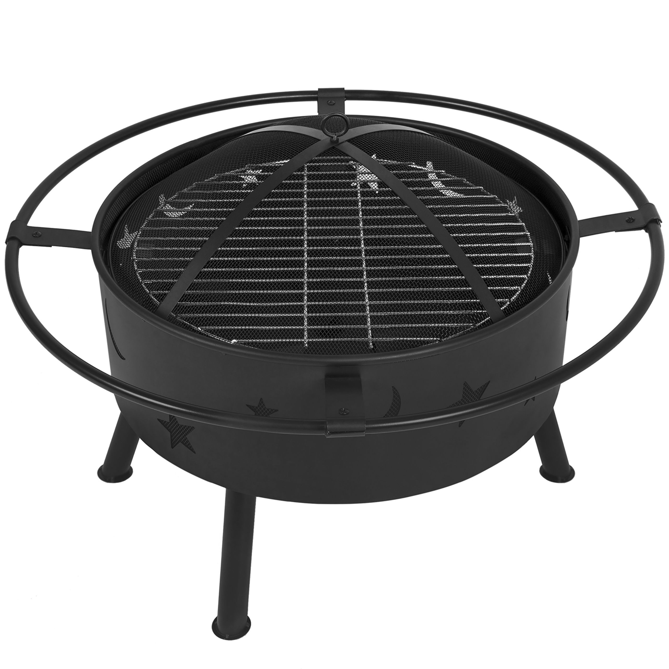 Firepit And Grill
 Best Choice Products 30" Fire Pit BBQ Grill FireBowl Patio