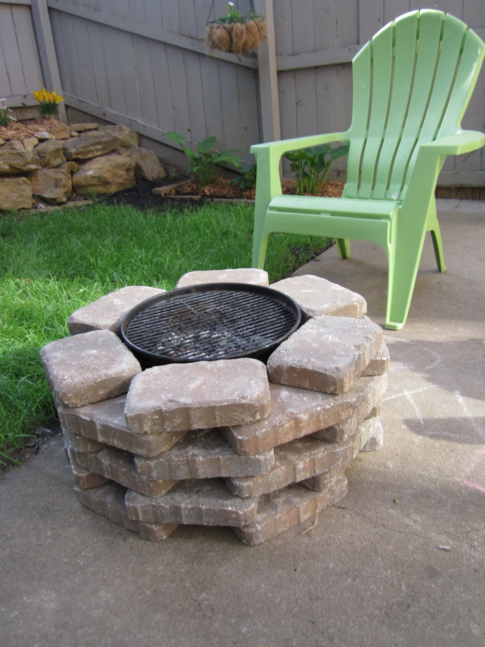 Firepit And Grill
 A DIY firepit and grill bo