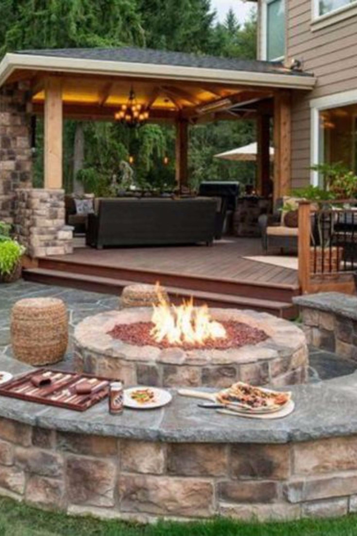 Firepit Patio Ideas
 Backyard Fire Pit Ideas and Designs for Your Yard Deck or