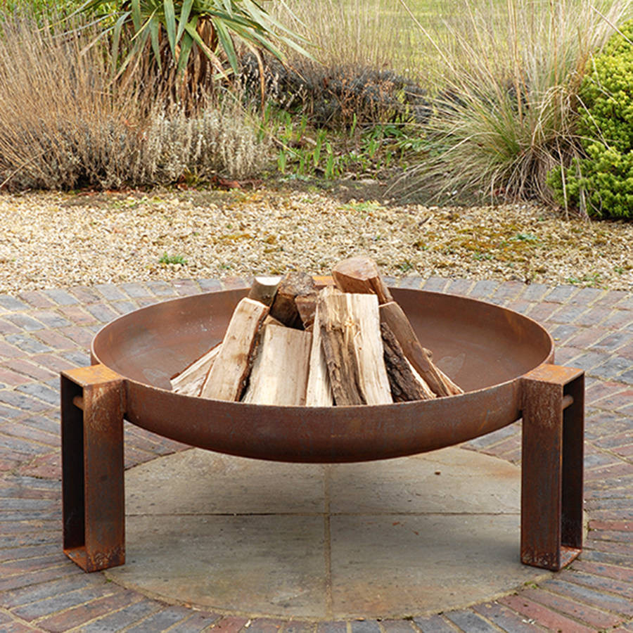 Fireplace Fire Pit
 Vulcan Welded Steel Fire Pit By Magma Firepits