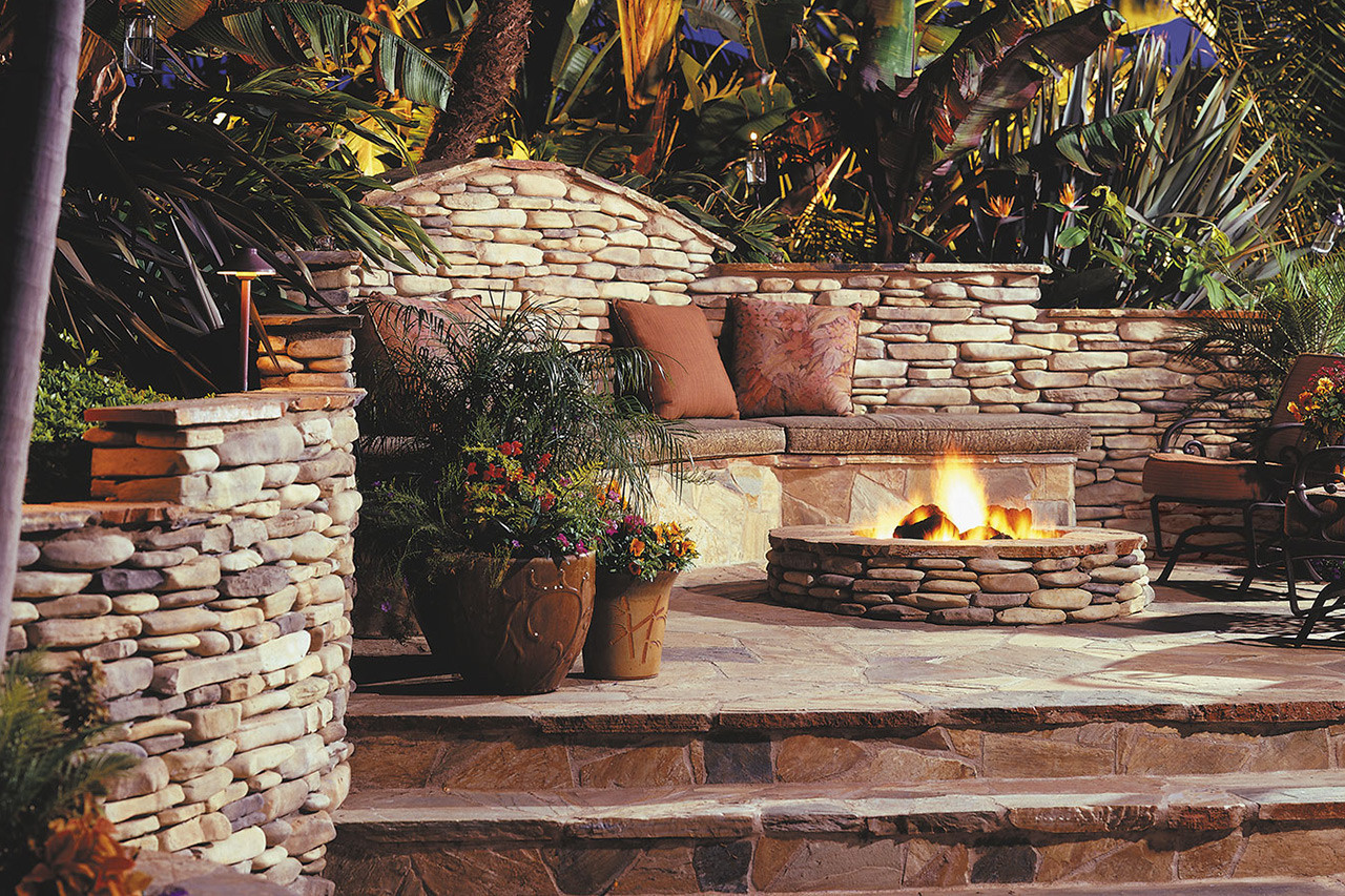 Fireplace Fire Pit
 Outdoor Fire Pits Powell Stone & Gravel