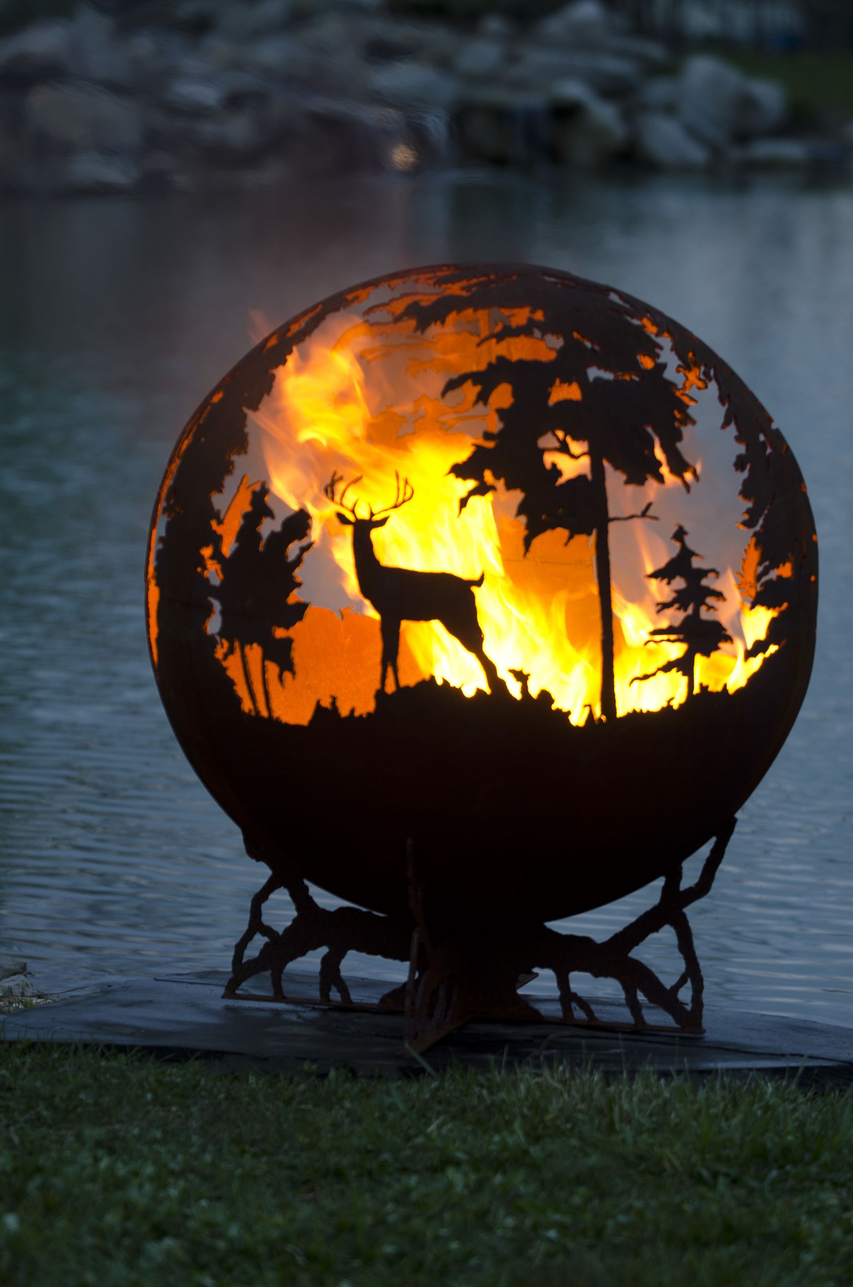 Fireplace Fire Pit
 Up North Fire Pit Sphere