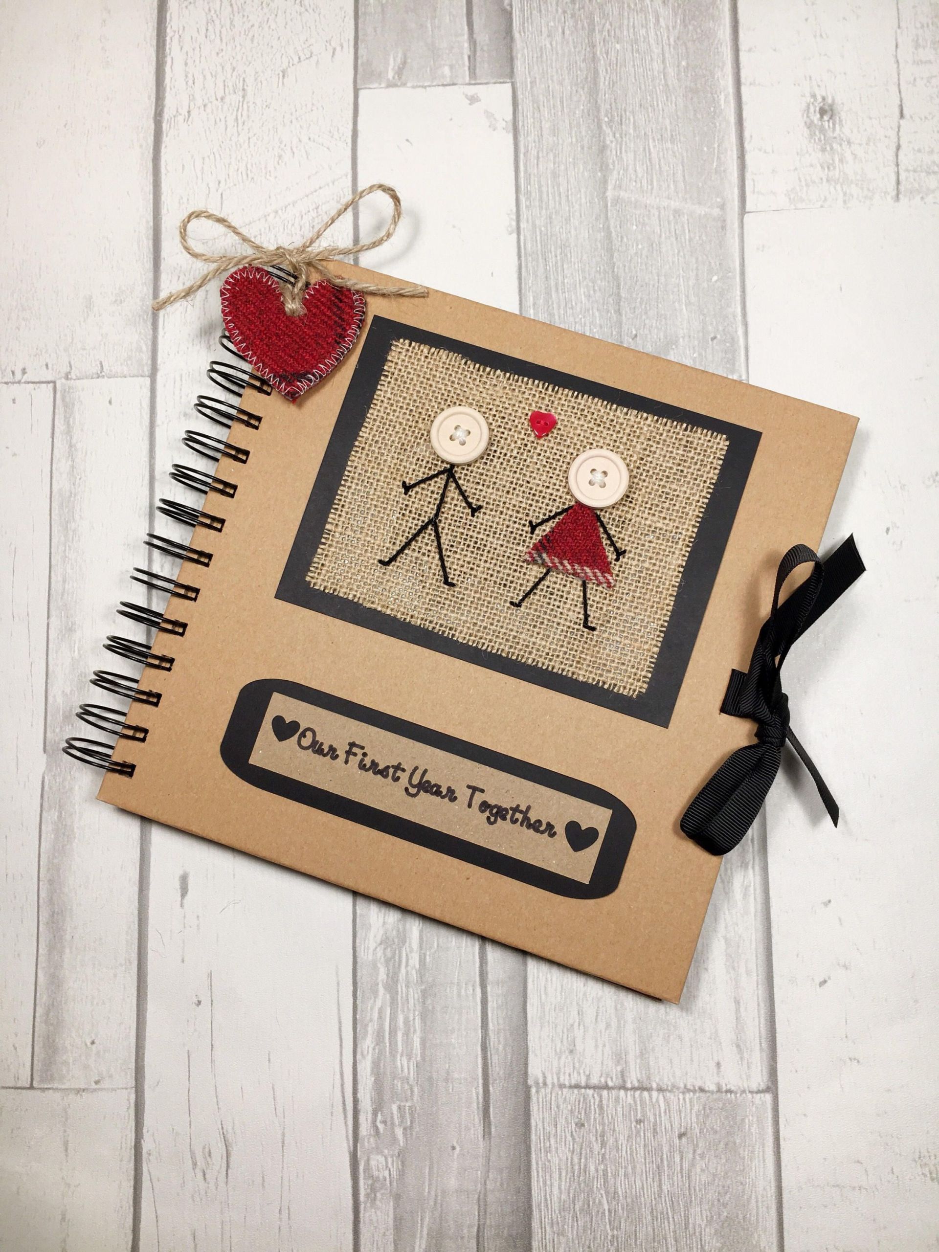 First Anniversary Gift Ideas For Boyfriend
 Our First Year Scrapbook Album 1st Anniversary