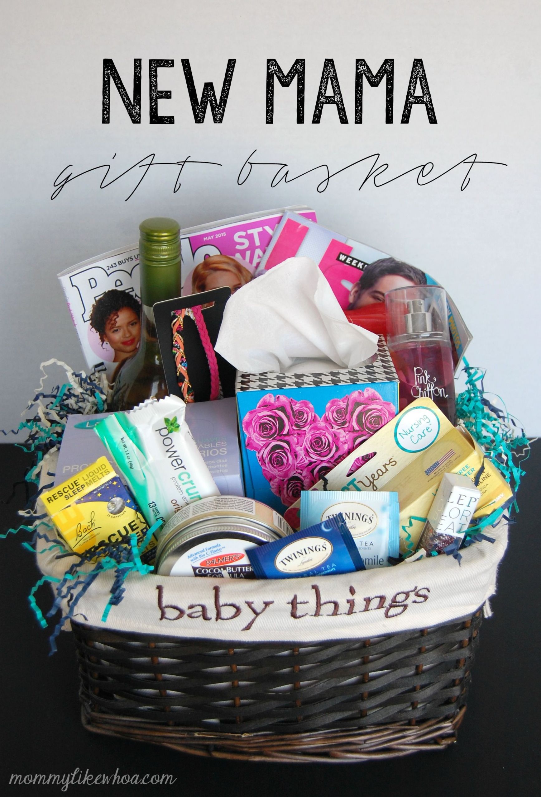 First Baby Gift Ideas For Mom
 New Mama Gift Basket Mommy Like Whoa in 2020