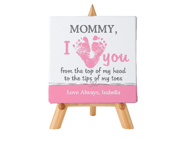 First Baby Gift Ideas For Mom
 I Love Mommy Personalized Canvas Choice of Colors