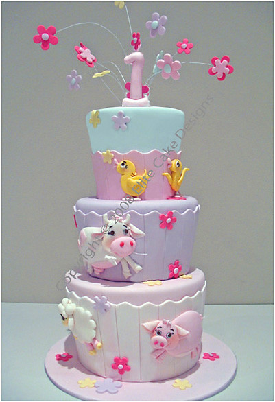 First Birthday Cakes For Girls
 Super Cute First Birthday Cakes Boys and Girls