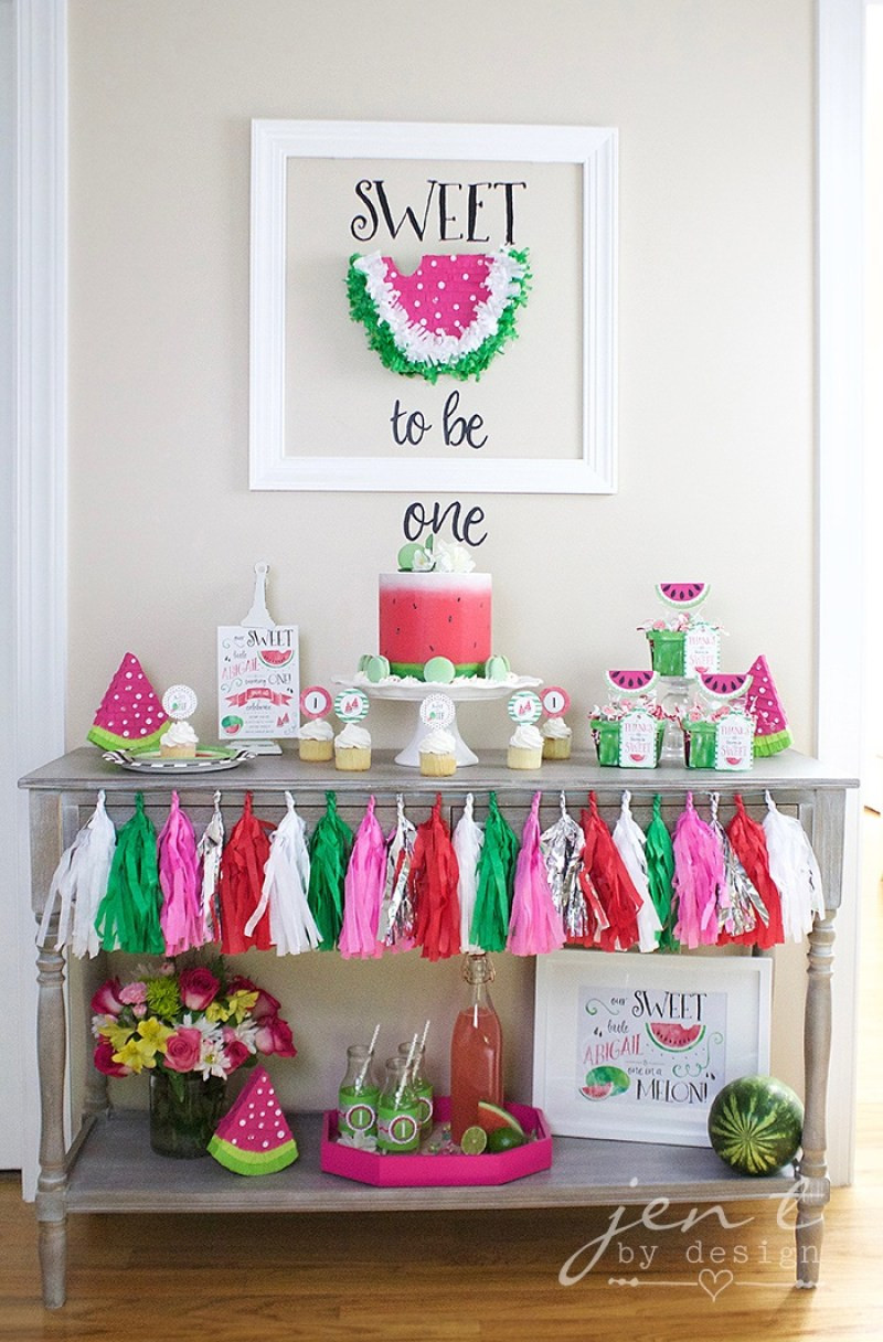 First Birthday Party Decorations
 10 Favorite Summer 1st Birthday Party Ideas on Love the Day