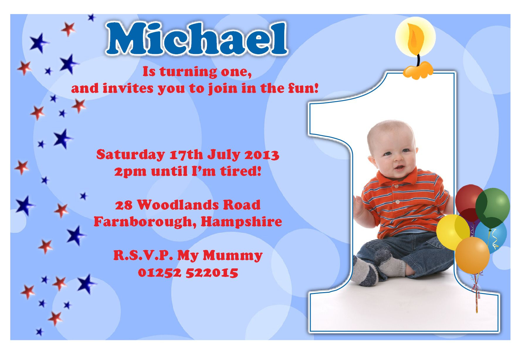 First Birthday Party Invitation Wording
 First Birthday Party Invitation Ideas – Bagvania FREE