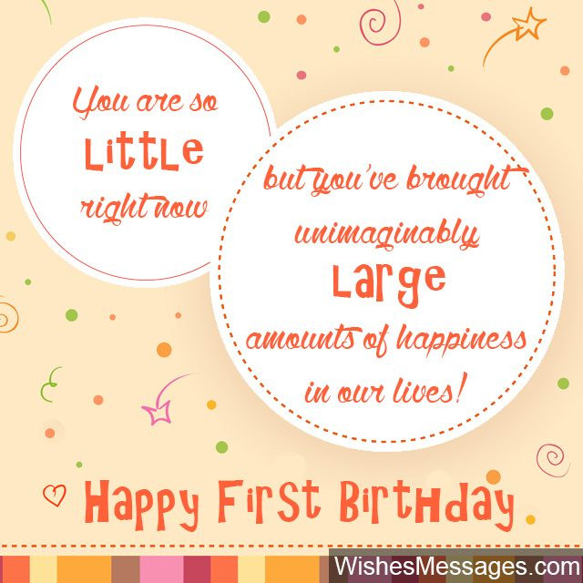 First Birthday Quote
 1st Birthday Wishes First Birthday Quotes and Messages