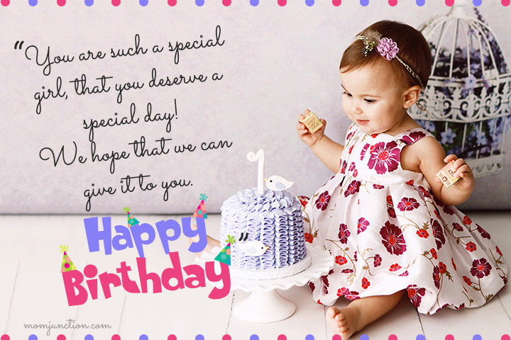 First Birthday Quote
 106 Wonderful 1st Birthday Wishes And Messages For Babies