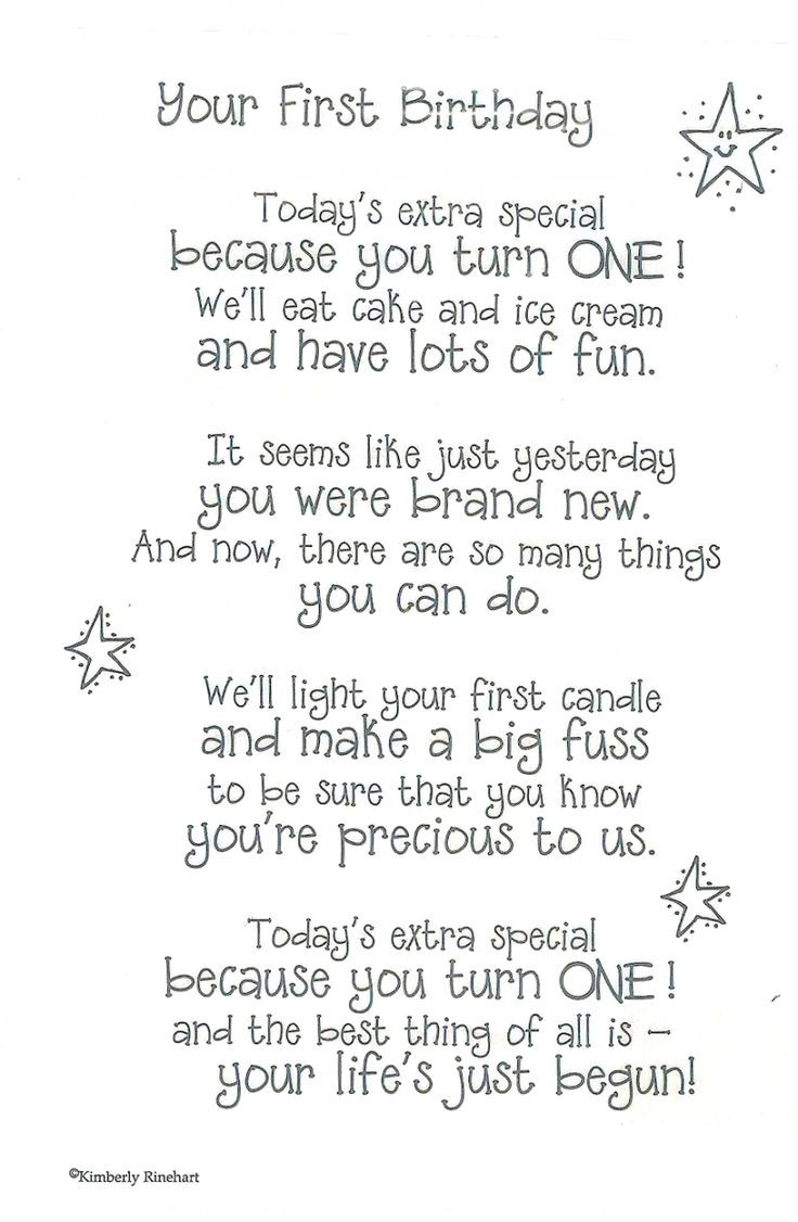 First Birthday Quote
 1st Birthday Poems And Quotes QuotesGram