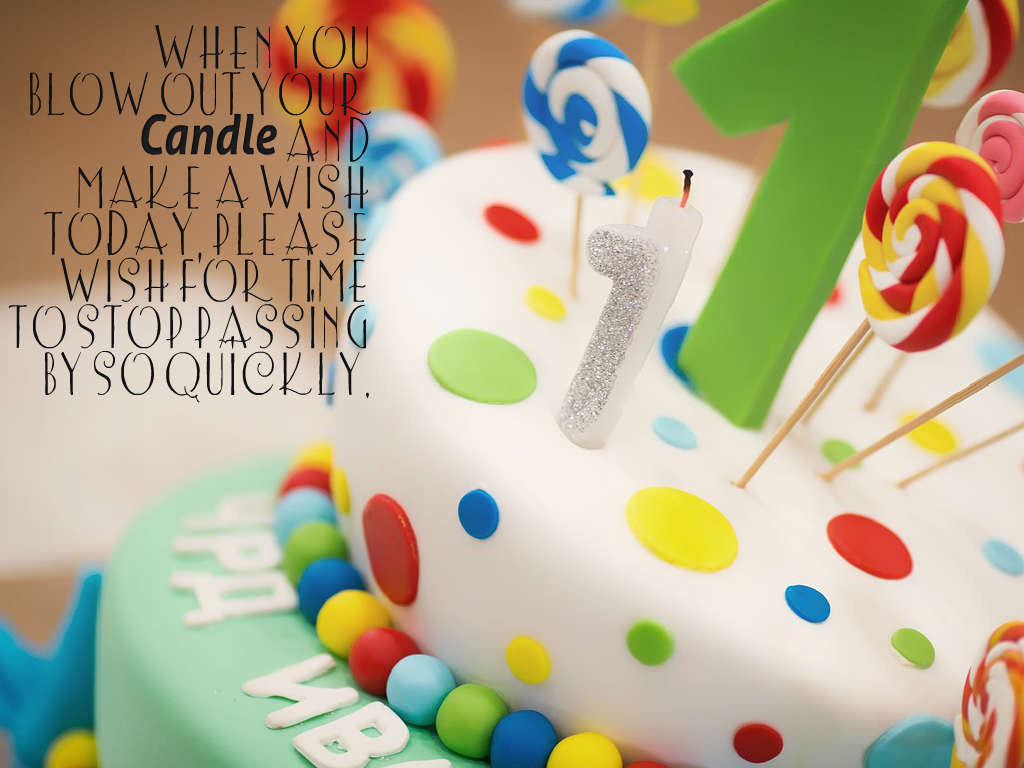 First Birthday Quote
 1st Birthday Wishes and Greetings for Baby Boy and Baby