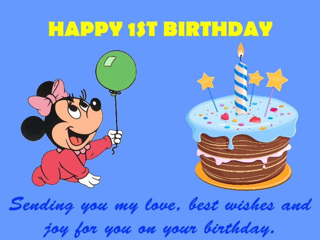 First Birthday Quote
 1st Birthday Wishes Messages and Quotes Collection