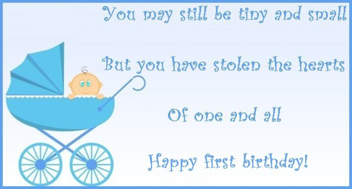 First Birthday Quote
 50 First Birthday Wishes Poems and Messages